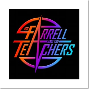 Mr Farrell and the Teachers Band Logo Posters and Art